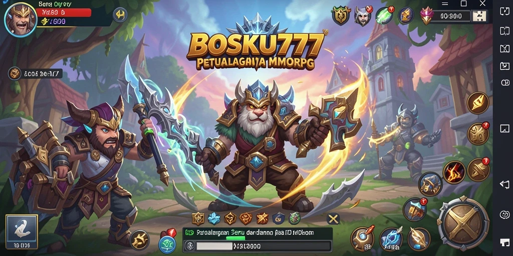 Tampilan gameplay BOSKU777 yang memukau dan mendebarkan.