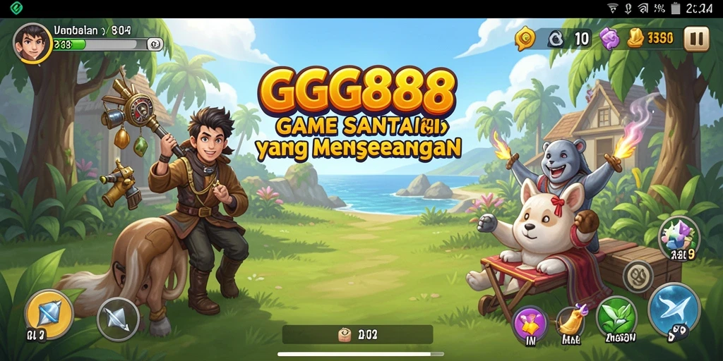 Screenshot GGG888 menampilkan action gameplay yang seru dan menarik.