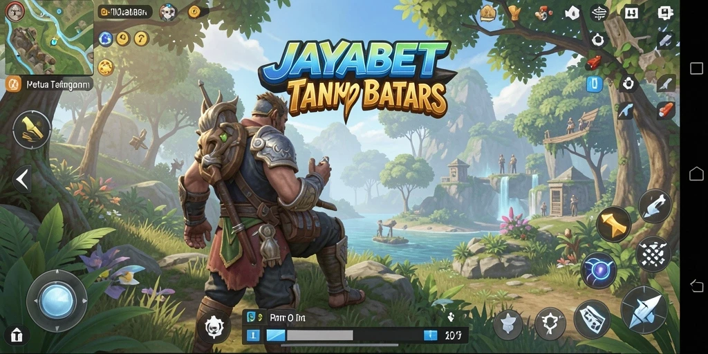 Tampilan gameplay JAYABET yang menawan di dunia terbuka.