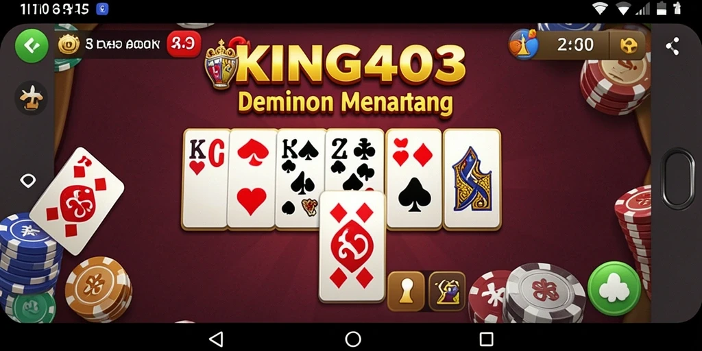 Tampilan gameplay KING403 yang mendebarkan dan seru.