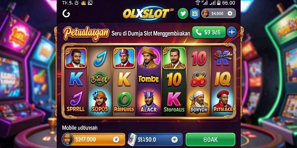 Screenshot OLXSLOT menampilkan pemain yang asyik menjelajahi dunia slot.