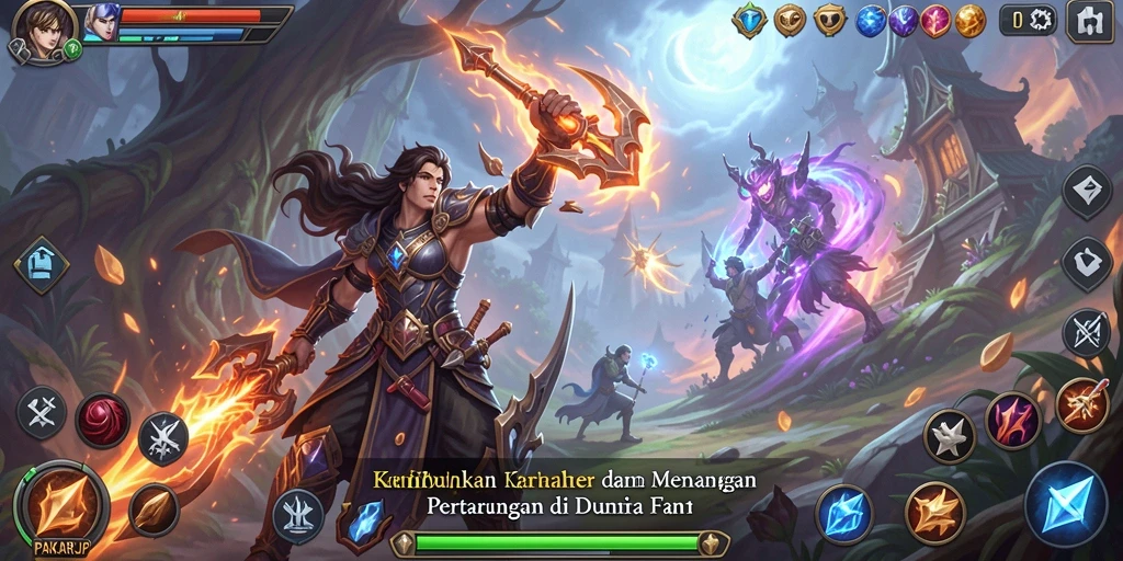 Tampilan gameplay PAKARJP yang penuh aksi dan petualangan.
