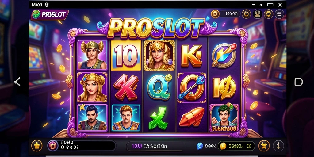 Tampilan gameplay seru dan interaktif dari PROSLOT.