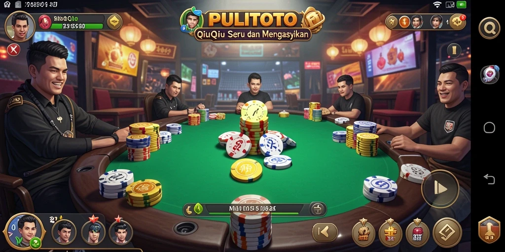 Tampilan gameplay seru di PULITOTO dengan interaksi pemain.