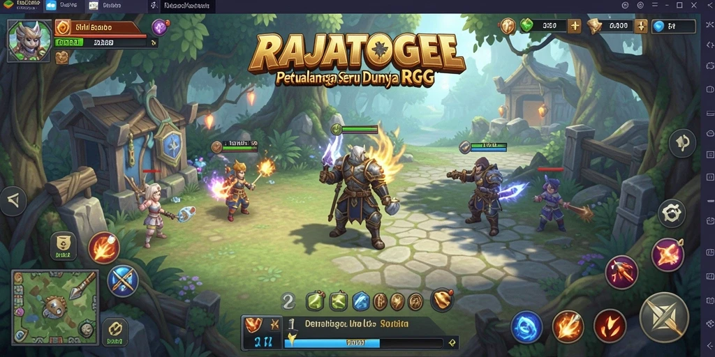 Tampilan gameplay epik RAJATOGEL yang mendebarkan.