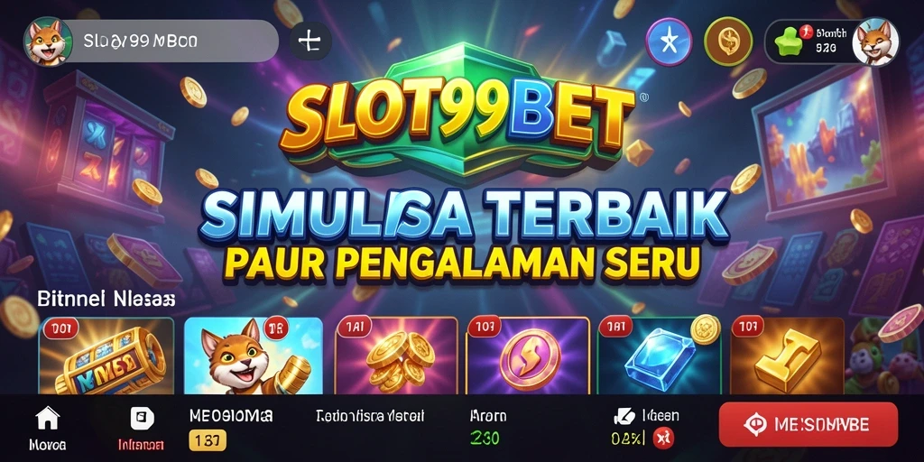 Tampilan menarik dari gameplay SLOT99BET yang mendebarkan.