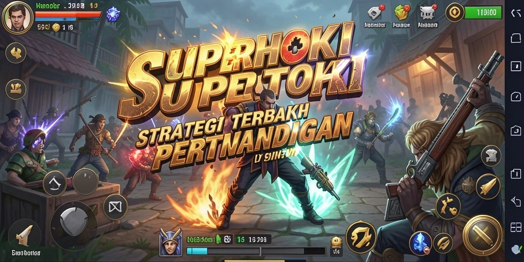 Tampilan menarik dari gameplay SUPERHOKI yang penuh strategi.